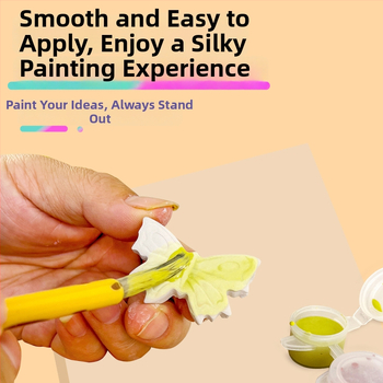 Alglazuuriga keramikapigmendi ribad – mineraalpigmentid, keskmise temperatuuriga glasuur, 3 ml per riba, 6 riba