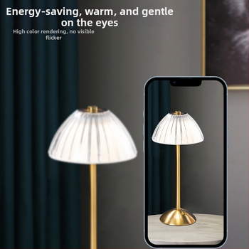 Öövalgusti – modernse minimalistliku stiiliga, akrüülvarjundiga, puutetundlik lüliti, sisseehitatud aku