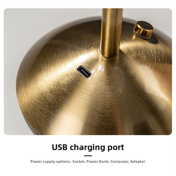 Öövalgusti – modernse minimalistliku stiiliga, akrüülvarjundiga, puutetundlik lüliti, sisseehitatud aku