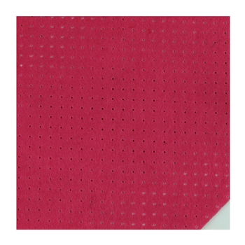 Poliesteru perforēta adatu nesasēta audums, platums 110 cm, svars 150–400 g/m², elpojošs, medicīnas un higiēnas audumiem un apģērbu oderei