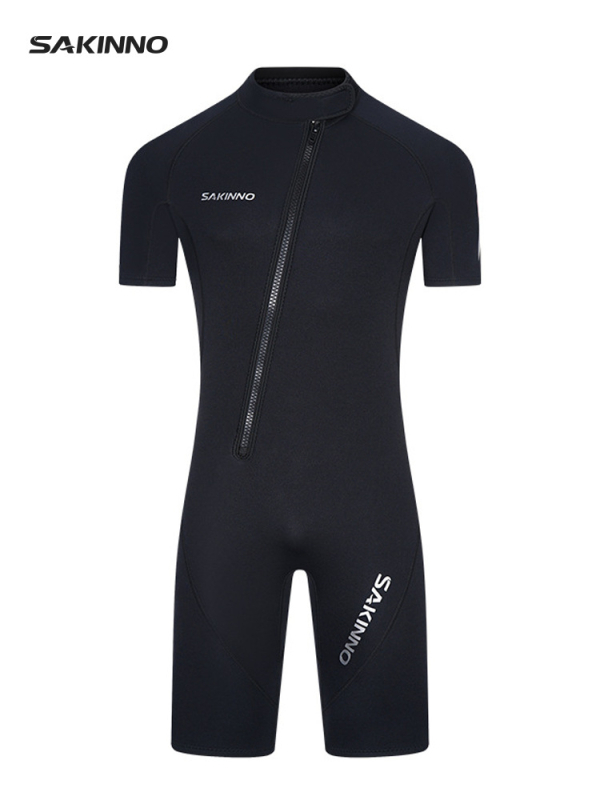 2 mm neopreno nailono trumpų rankovių nardymo kombinezonas, unisex, šiltas, prekės ženklas SAKINNO/Shark Kono