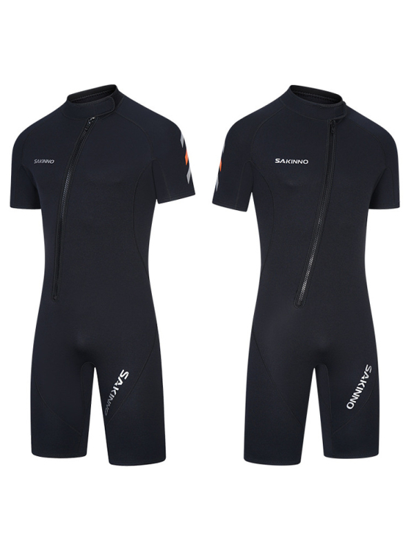 2 mm neopreno nailono trumpų rankovių nardymo kombinezonas, unisex, šiltas, prekės ženklas SAKINNO/Shark Kono