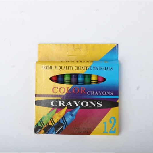 Маслени пастели за рисуване с остър връх; корпус от сив картон; OEM/ODM; възможност за печат на лого.