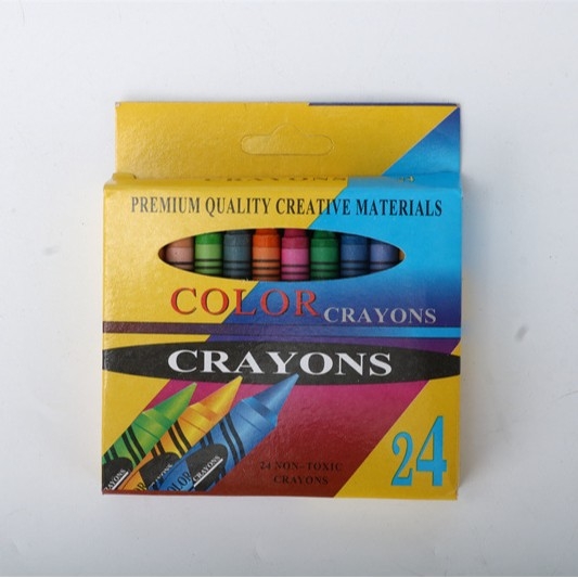 Маслени пастели за рисуване с остър връх; корпус от сив картон; OEM/ODM; възможност за печат на лого.