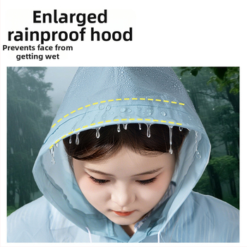 Ühekordne täiskasvanute vihmamantel väljakutseteks ja matkamiseks, PE kangas PE liimiga veekindla kihiga, tavaline paksus, ühe isiku ponšo