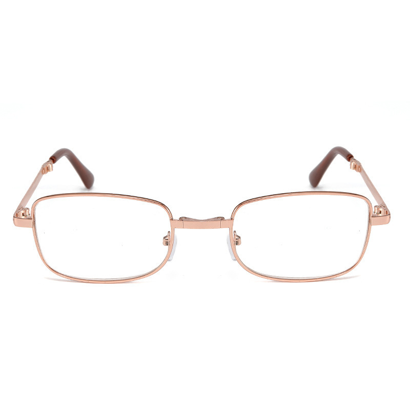 Unisex naočale za čitanje s kovnim okvirom, sklopne, leće od smole, antiradiacijska zaštita, multifokalne, cijeli okvir, dvostruka upotreba udaljenost/blizina