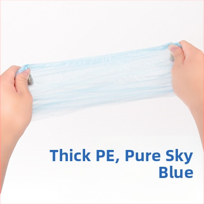 Vienreizējās kurpju pārklājumi, 100 gab., materiāls: plastmasa PE/polietilēns, putekļu aizsardzība, piemērots pieaugušajiem, derīguma termiņš 60 mēneši