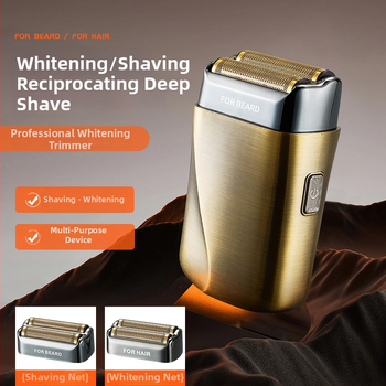 RUIBO Elektriline juukselõikur ja habemen, hõljuva peaga ja kahe teraga, märg- või kuivas kasutuses, 90+ minutit akut, 2-tunnine laadimine