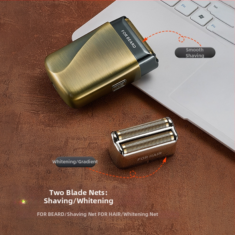 RUIBO Elektriline juukselõikur ja habemen, hõljuva peaga ja kahe teraga, märg- või kuivas kasutuses, 90+ minutit akut, 2-tunnine laadimine