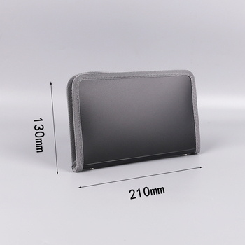 Verslo mini akordeoninė byla su vaivorykštės kraštu ir užtrauktuku bei daugiasluoksė kvitų saugykla; plastikas; Prekės ženklas English Poetry; tinklelio numeris 13; atspausdintas logotipas; pritaikymas įmanomas