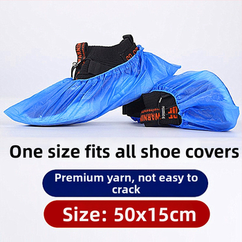 PE materjalist veekindel jalatsikaitse filmi automaatsete jalatsikaitse masinatega, koos T-lukuga, ühekordne kasutus