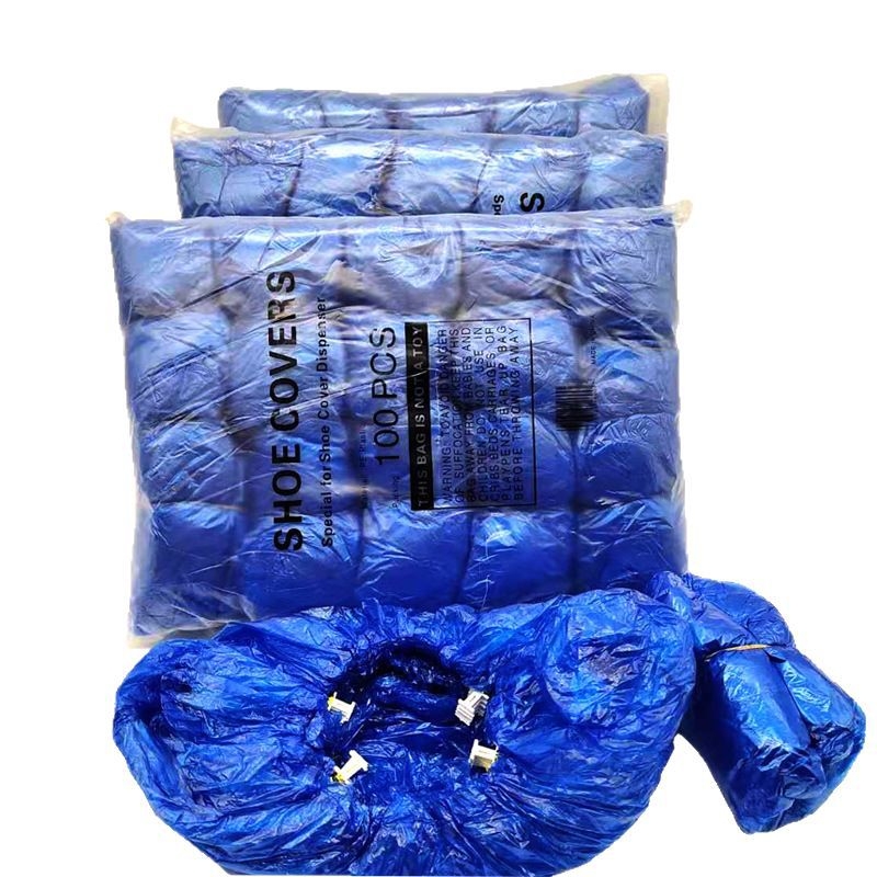 PE materjalist veekindel jalatsikaitse filmi automaatsete jalatsikaitse masinatega, koos T-lukuga, ühekordne kasutus