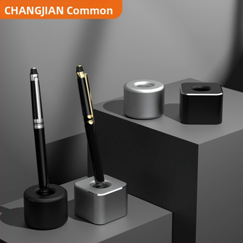 Pliiatsitops metallist alumiiniumist sulam, ruudukujuline kuju, logotüübi trükkimise võimalus, mudel P10*20, sobiv ärikingituseks.