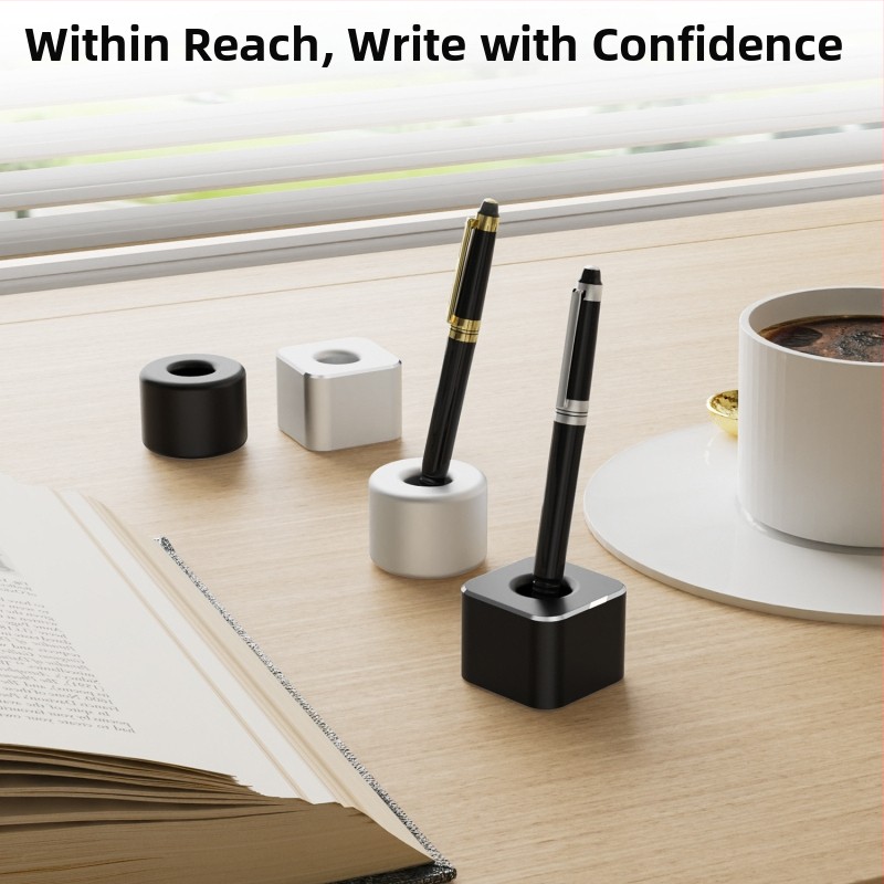 Pliiatsitops metallist alumiiniumist sulam, ruudukujuline kuju, logotüübi trükkimise võimalus, mudel P10*20, sobiv ärikingituseks.