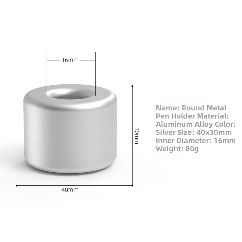 Pliiatsitops metallist alumiiniumist sulam, ruudukujuline kuju, logotüübi trükkimise võimalus, mudel P10*20, sobiv ärikingituseks.