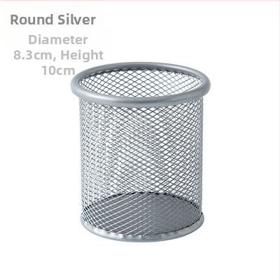 Pliiatsihoidja lauale – metallvõrk, ümmarguse kuju, mudel 9172a, kaubamärk Qiwang