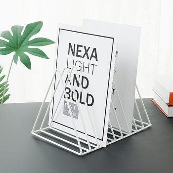 Töölaud kirjatoe hoidik, Põhjamaade minimalistlik metallidisain, mudel 8727, metallkonstruktsioon, kaal 1, sobiv koduseks sisustuseks, paviljoni muster