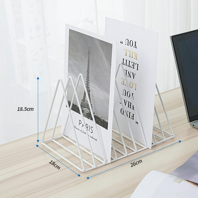 Töölaud kirjatoe hoidik, Põhjamaade minimalistlik metallidisain, mudel 8727, metallkonstruktsioon, kaal 1, sobiv koduseks sisustuseks, paviljoni muster