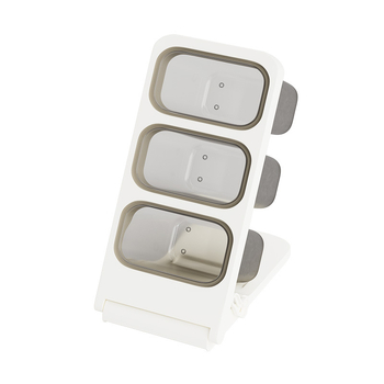 Touchmark Naji seeria - kallutatud pliiatsihoidja, plastikust ruudukujuline lauaorganisaator