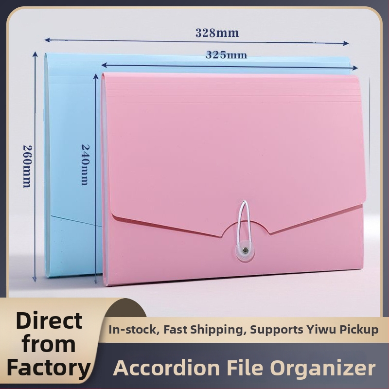 Akkordeono tipo failų organizatorius, 13 skyrių, PP plastikas, išorinis storis 0,5 mm / vidinis 0,12 mm, didelė talpa