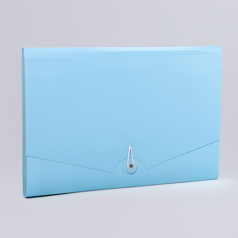 Akkordeono tipo failų organizatorius, 13 skyrių, PP plastikas, išorinis storis 0,5 mm / vidinis 0,12 mm, didelė talpa