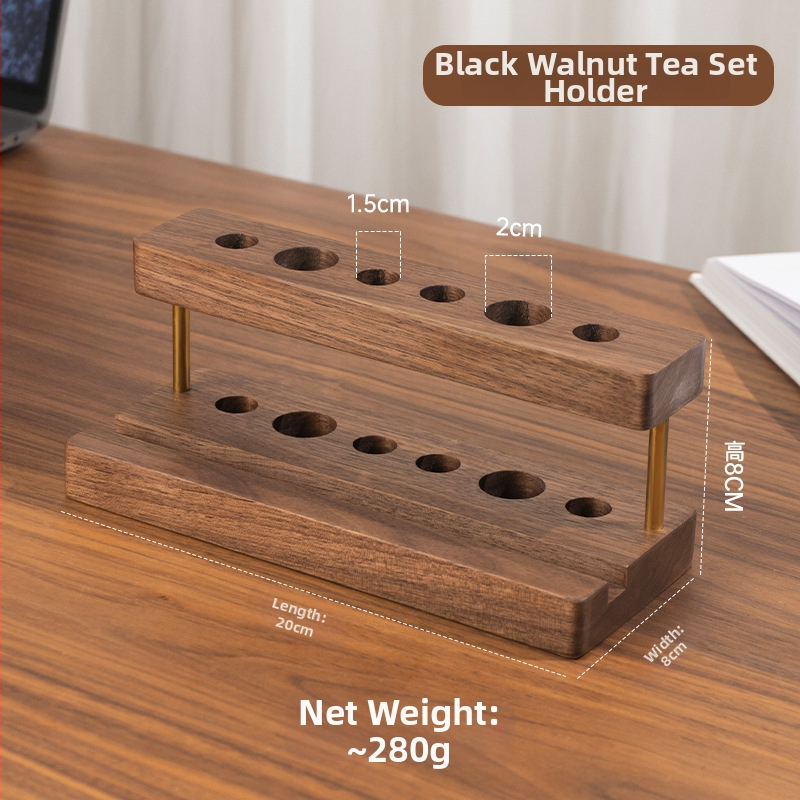 Medinis rašiklių ir šepetėlių laikiklis, arbatos ceremonijos stovas — Modelis 8044; Medžiaga: medis; Tinka dovanai: gimtadienis, apdovanojimas