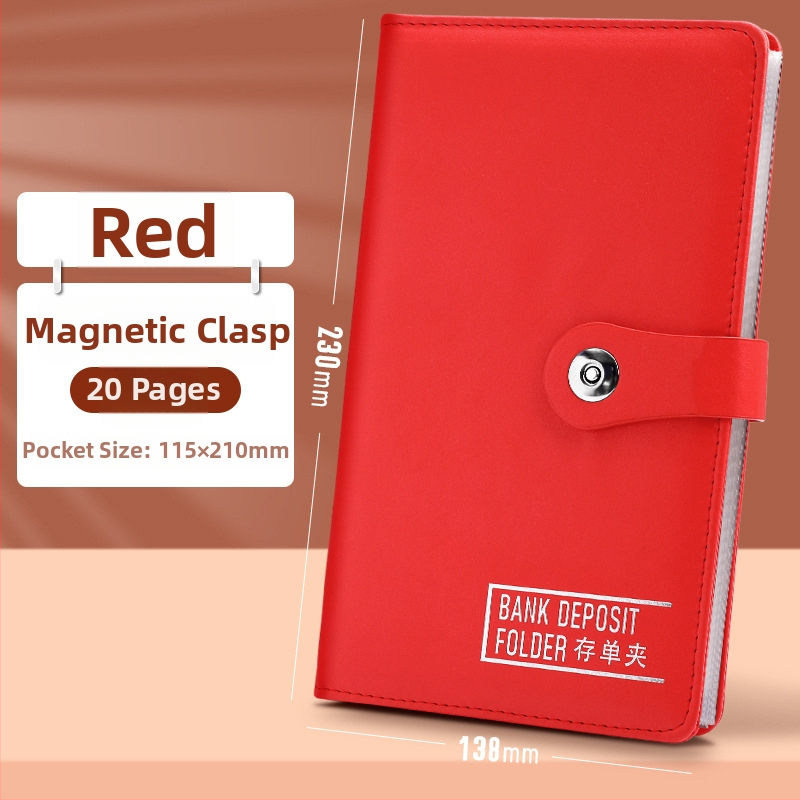 Pengyi PU odinė depozito bylų dėklas su dokumentų įterpimo lapais, spaustuvo dydis: peržiūrėkite detales, tarptautinis eksportas