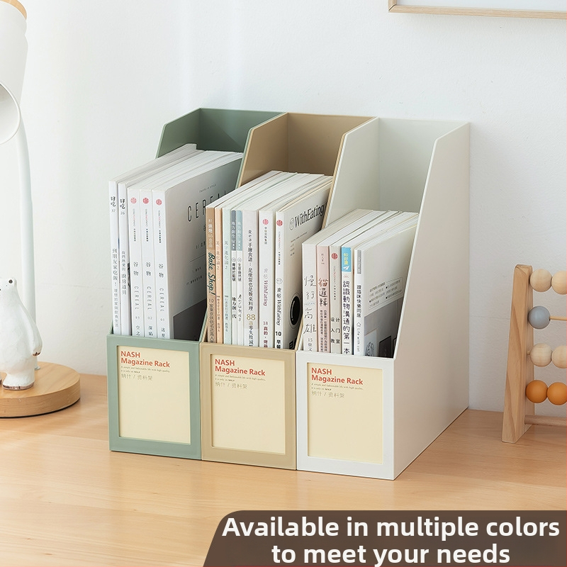 Plastmasas grāmatu turētājs uz rakstāmgaldā, A4 failu organizētājs, modelis SD-2330, iepakojumā 24 gab.