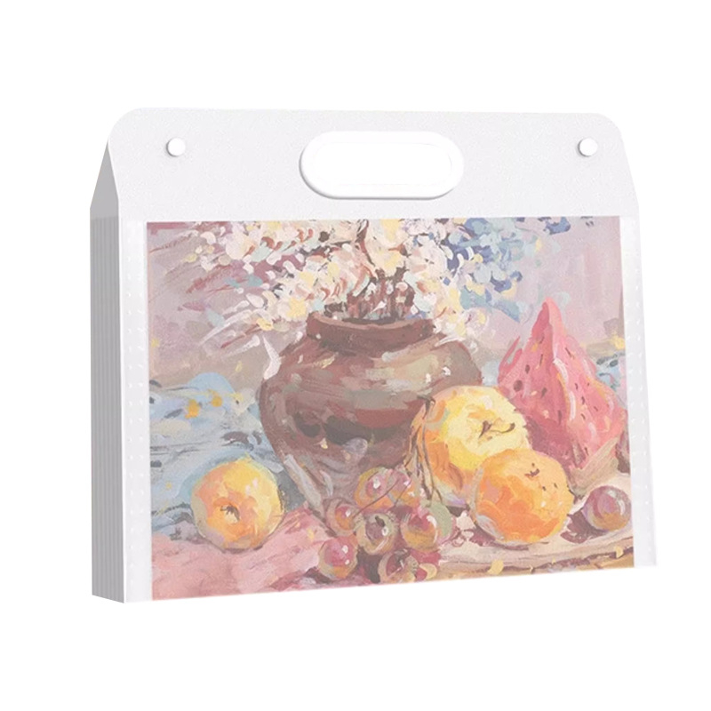 Album de depozitare pentru lucrări de artă, din plastic, model LZ-DCHC, brand Good, 4 pagini, imprimare logo: Da