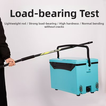 Süsinikust kalastustoru võrguvars kahekordse haardega, reguleeritav pikkus