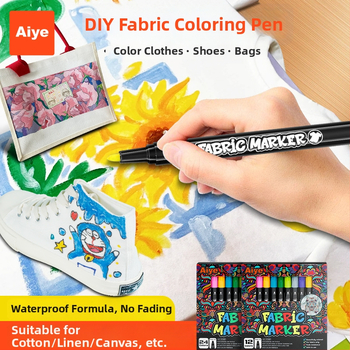 Textilný marker – vodotesný, nevybledne, umývateľný, pre DIY maľovanie na textíliách