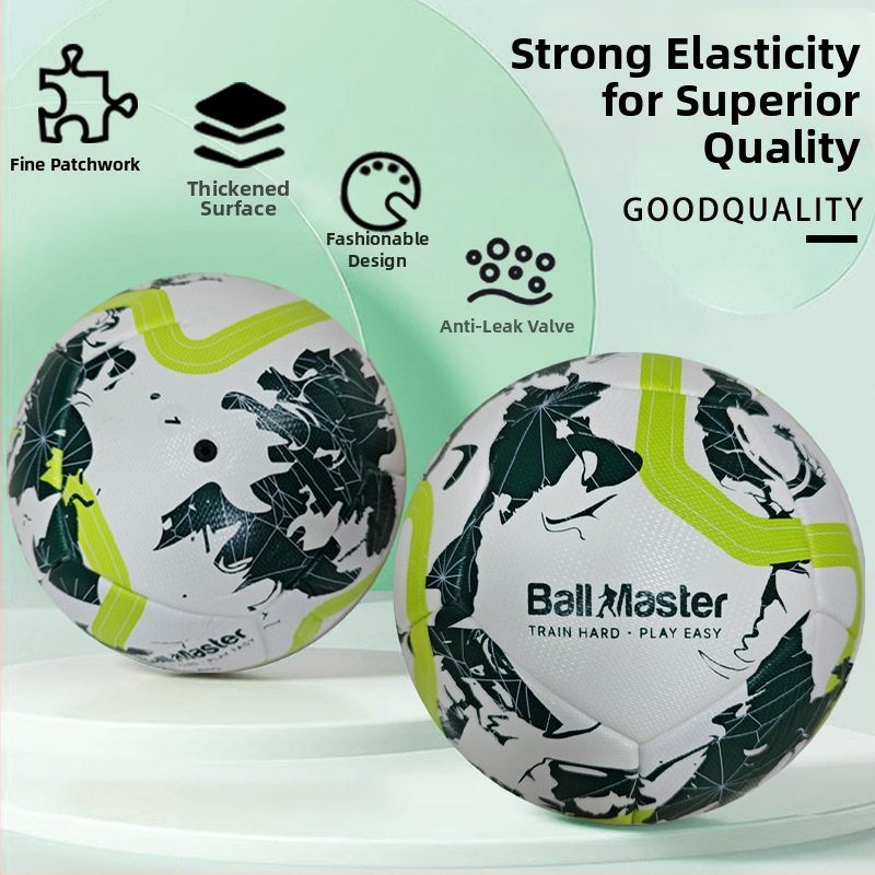 Detský futbalový balón - PU koža, lepené švy, potlač loga dostupná, vonkajší tréningový balón