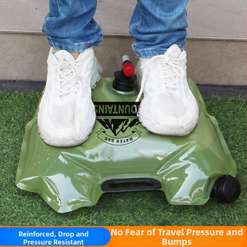 Välisvee kott välitegevusteks, paksenenud kokkuklapitav veepaak, toidukvaliteediga, PE+Nailon+PET, Zhongheng