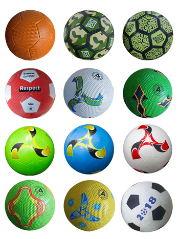 Gumena nogometna lopta – otporna na habanje, otporna na udarce, elastična, glatka površina, zrnat sloj