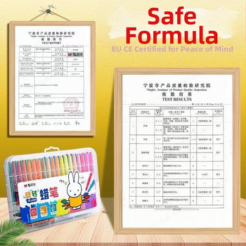 Morning Light pöörlev õlipastellide komplekt joonistamiseks X4323 ümmarguse tipuga plastikust korpus, täitevärvid 12/24/36