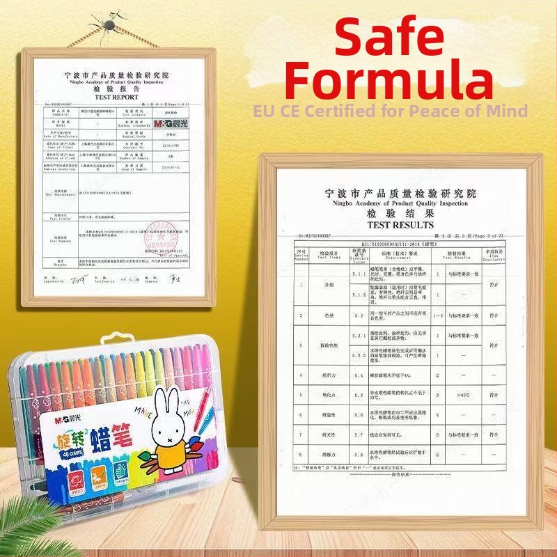 Morning Light pasukamasios aliejinių pieštukų rinkinys piešimui X4323, apvalus galiukas, plastikinis korpusas, papildomos spalvos 12/24/36