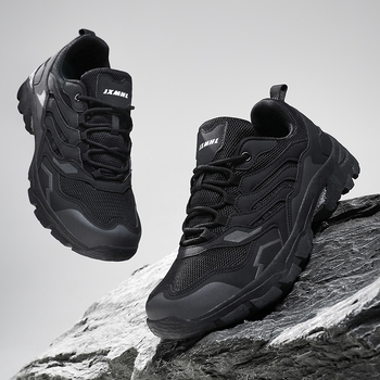 Unisex παπούτσια πεζοπορίας, με χαμηλό πάνω μέρος, άνω από δίχτυ, εσωτερικό από δίχτυ, EVA μεσαία σόλα, εξωτερική σόλα καουτσούκ ανθεκτική στην τριβή