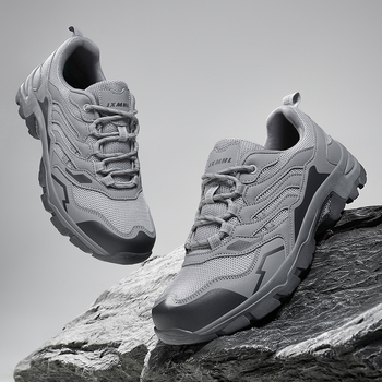 Unisex παπούτσια πεζοπορίας, με χαμηλό πάνω μέρος, άνω από δίχτυ, εσωτερικό από δίχτυ, EVA μεσαία σόλα, εξωτερική σόλα καουτσούκ ανθεκτική στην τριβή