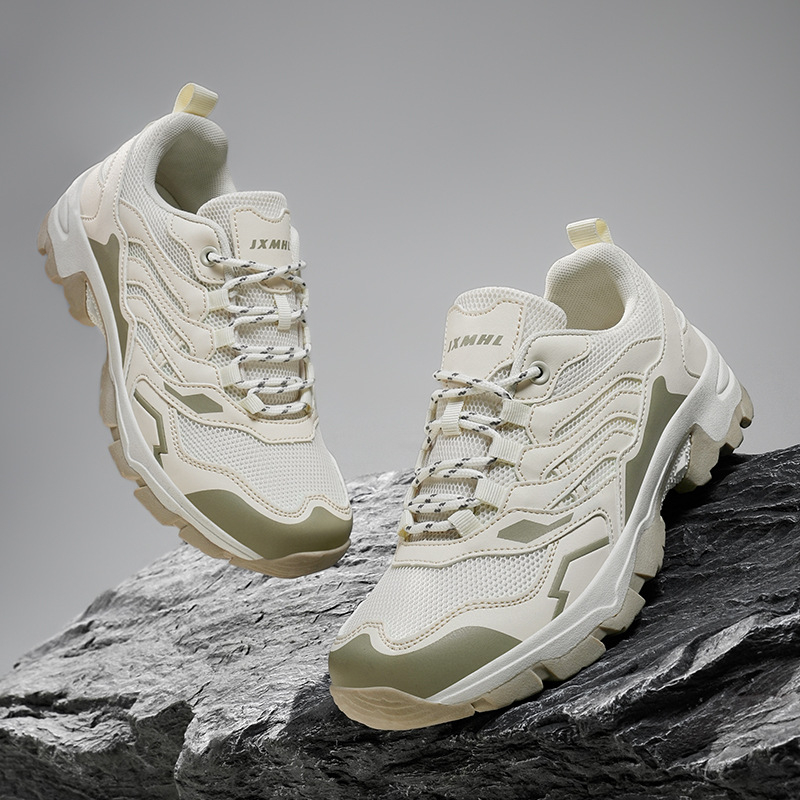 Unisex παπούτσια πεζοπορίας, με χαμηλό πάνω μέρος, άνω από δίχτυ, εσωτερικό από δίχτυ, EVA μεσαία σόλα, εξωτερική σόλα καουτσούκ ανθεκτική στην τριβή