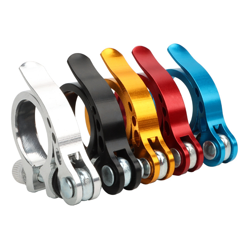 Fengen κράμα αλουμινίου για κλιπ/σφιγκτήρα σωληνώματος σέλας ποδηλάτου με μηχανισμό γρήγορης απελευθέρωσης, unisex, παραμετροποιήσιμο