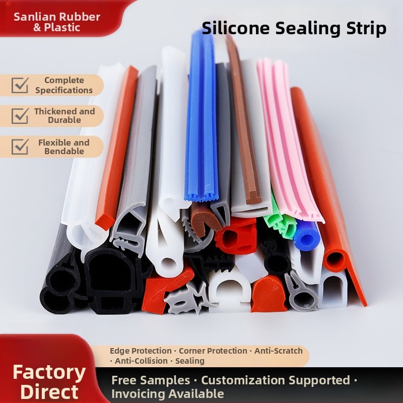 Bandă etanșare din silicon - Modelul 1, Material: cauciuc siliconic, Etanșare fixă, Brand Triple