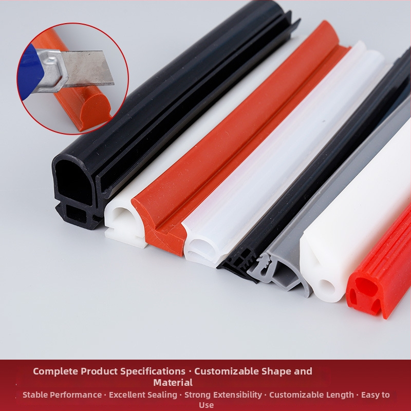 Bandă etanșare din silicon - Modelul 1, Material: cauciuc siliconic, Etanșare fixă, Brand Triple