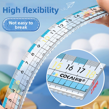 Pretmiopijas lineāls, modeļa K-7015-p, plastmasas, 12 g, bez logotipa