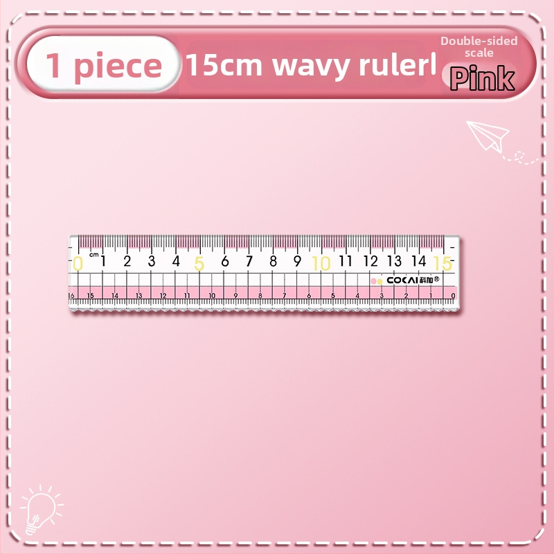 Pretmiopijas lineāls, modeļa K-7015-p, plastmasas, 12 g, bez logotipa