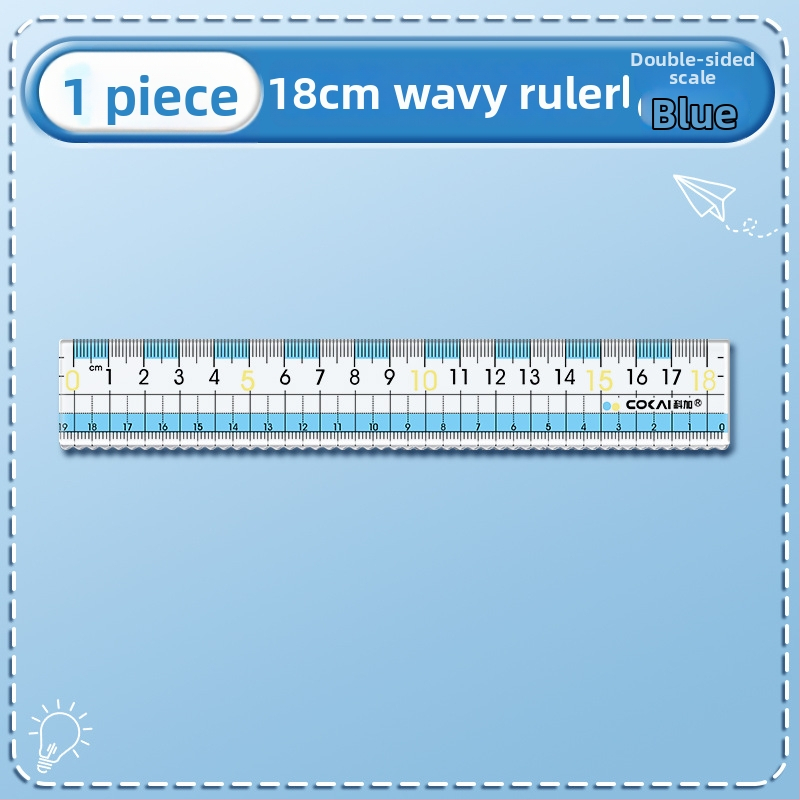 Pretmiopijas lineāls, modeļa K-7015-p, plastmasas, 12 g, bez logotipa