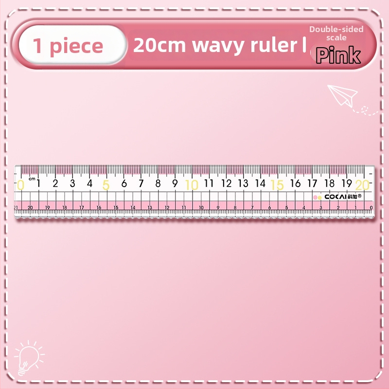 Pretmiopijas lineāls, modeļa K-7015-p, plastmasas, 12 g, bez logotipa