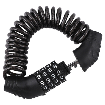 Kodo kabelių užraktas šalmams ir bagažui — skaitmeninis užraktas, cinko lydinio plieninis kabelis, Model Code Cable Lock, Šiuolaikinis minimalistinis stilius