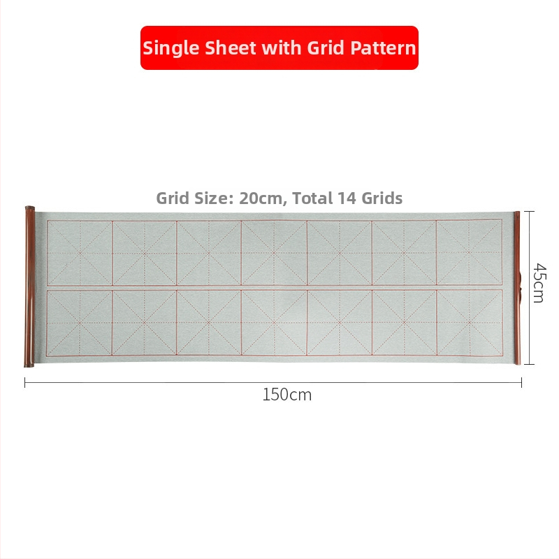 Vandens rašymo audinys kaligrafijai — neaustas audinys, Prekės ženklas: Practice every day, Serija: Water writing cloth, Paskirtis: praktykuoti kaligrafiją vandeniu, Forma: stačiakampis