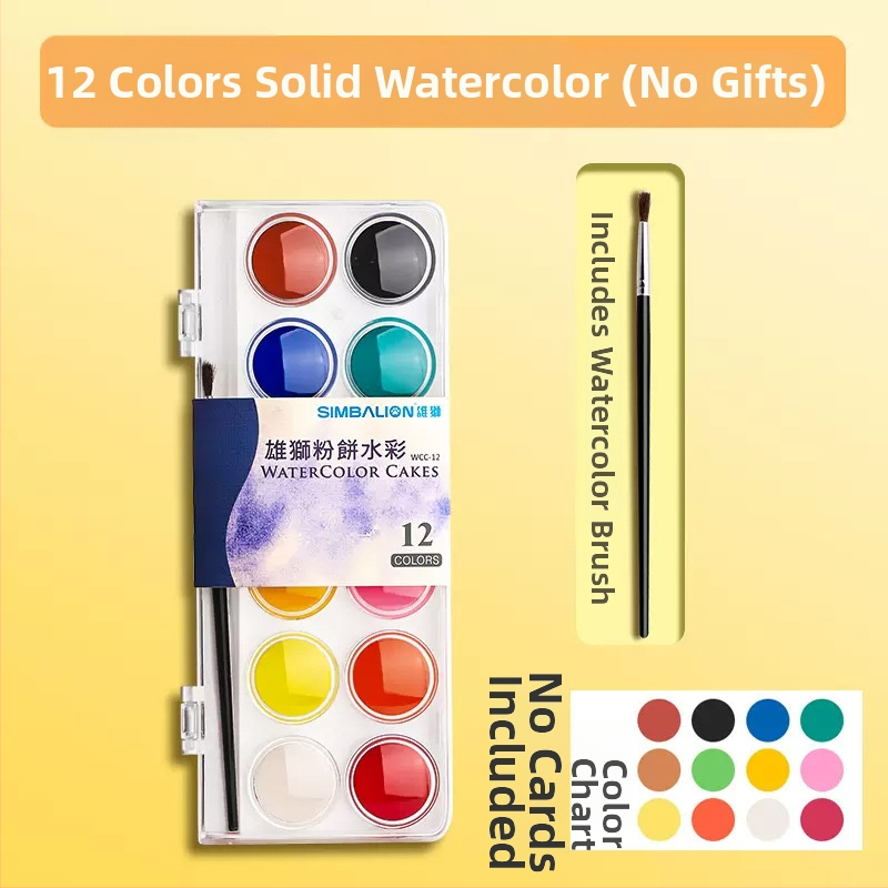 Lion ciets gouache krāsu komplekts, kastē 24 gab., nav importēts, nav IP atļaujas