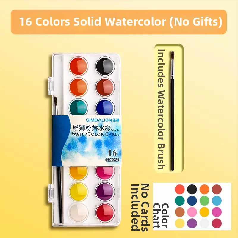 Lion ciets gouache krāsu komplekts, kastē 24 gab., nav importēts, nav IP atļaujas